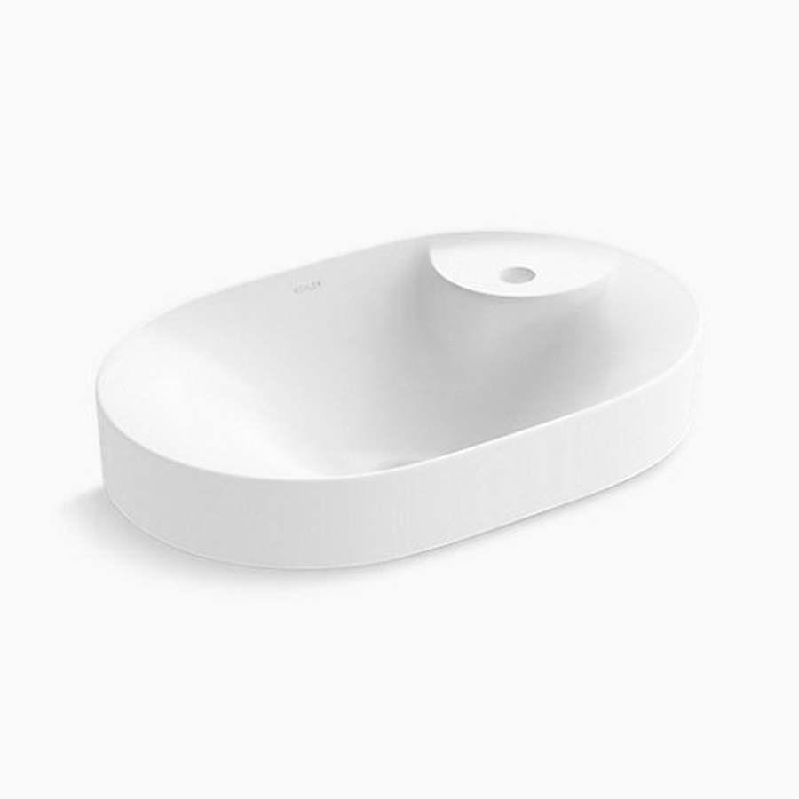 Chậu rửa đặt bàn có lỗ gắn vòi Kohler Chalice K-31705T-1-0