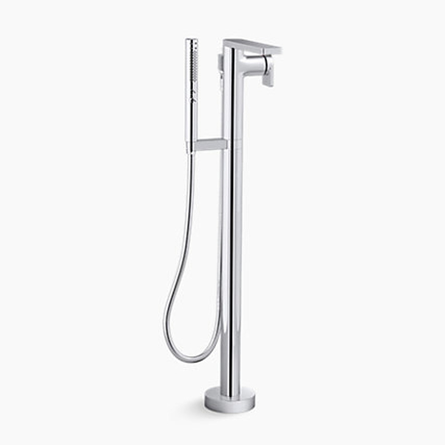 Sen vòi bồn tắm đặt sàn Kohler K-73087T-B4-CP