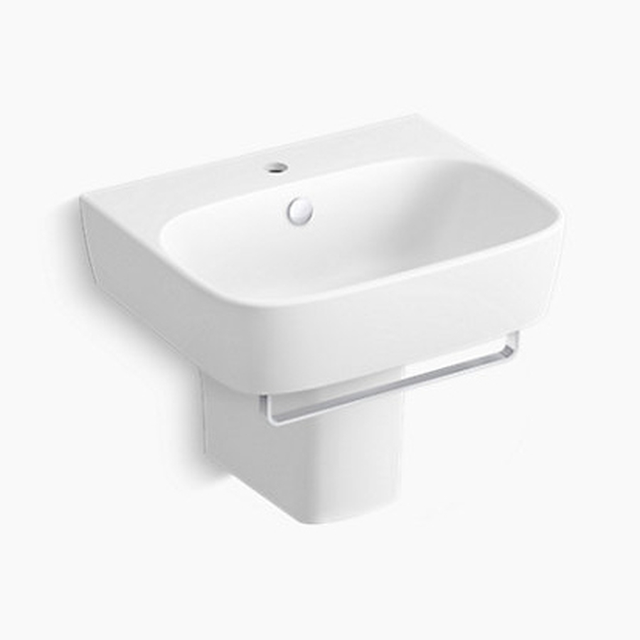 Chậu rửa chân lửng, 1 lỗ gắn vòi Kohler ModernLife K-77770K-0
