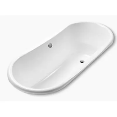 Bồn tắm đặt lòng hình bầu dục 1.6m Kohler Sapphire K-11137T-0
