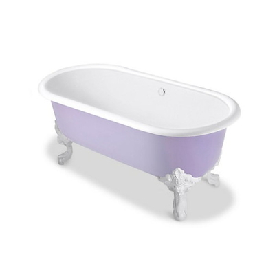 Bồn tắm đặt sàn gang tráng men 1.7m Kohler Cleo K-11195T-RT