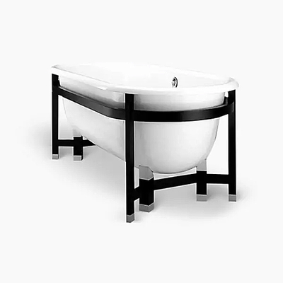 Bồn tắm đặt sàn gang tráng men 1.7m Kohler Cleo Tellieur K-1869T-0