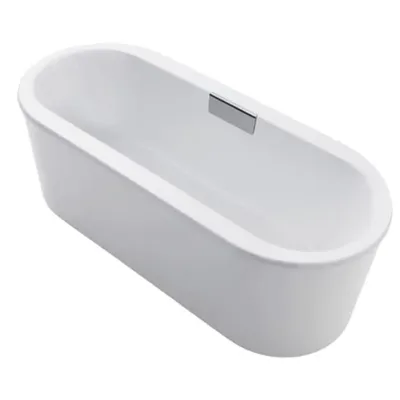 Bồn tắm đặt sàn gang tráng men 1.7m Kohler Volute K-99311T-FDGR-0