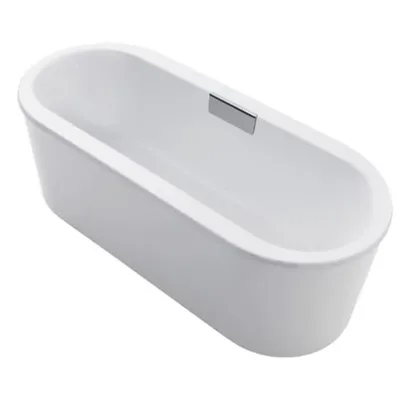 Bồn tắm đặt sàn gang tráng men 1.8m Kohler Volute K-99718T-FD-0
