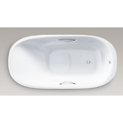 Bồn tắm đặt sàn hình bầu dục 1.8m Kohler Karess K-23045T-0