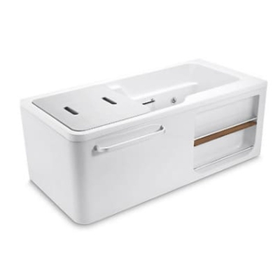 Bồn tắm thủy lực massage đặt góc bên phải 1.5m Kohler Aleutian K-99020T-0