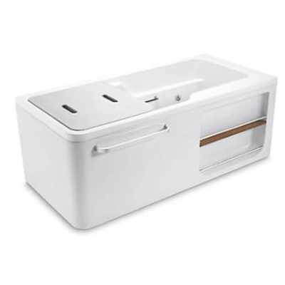 Bồn tắm thủy lực massage đặt góc bên phải 1.7m Kohler Aleutian K-99026T-0