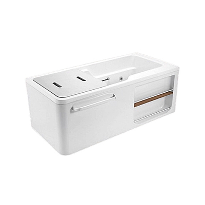 Bồn tắm thủy lực massage đặt góc bên trái 1.5m Kohler Aleutian K-99019T-0