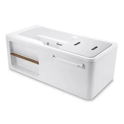 Bồn tắm thủy lực massage đặt góc bên trái 1.7m Kohler Aleutian K-99025T-0