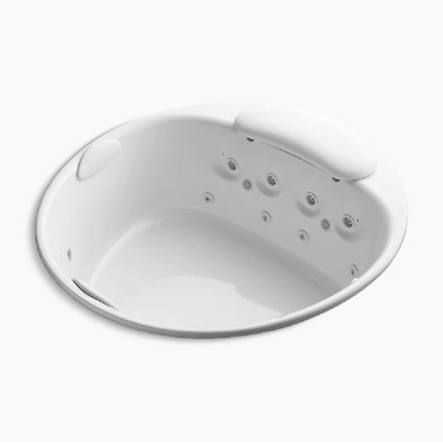 Bồn tắm thủy lực massage hình ovan Kohler RiverBath K-1394-H2-0 1.6m