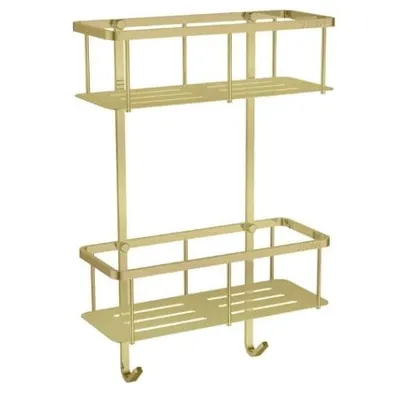 Kệ để đồ 2 tầng màu vàng EcoBath EC4068-2BG