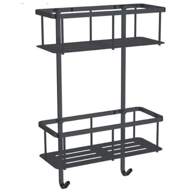 Kệ để đồ 2 tầng màu đen Ecobath EC4068-2MB