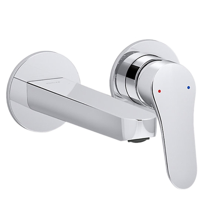 Mặt Nạ vòi Lavabo Nóng Lạnh Âm Tường Mỹ Kohler Accliv K-33066T-4-CP