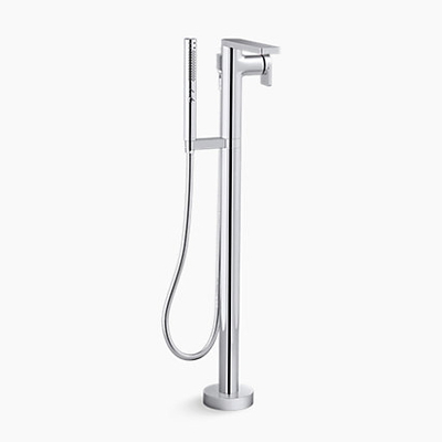Sen vòi bồn tắm đặt sàn Kohler K-73087T-B4-CP