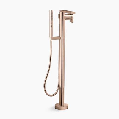 Sen vòi bồn tắm đặt sàn Kohler K-73087T-B4-RGD