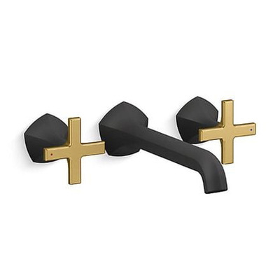 Vòi Lavabo Nóng Lạnh Âm Tường Mỹ Kohler Occasion K-EX27103T-3-BMB