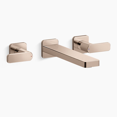 Vòi Lavabo Âm Tường Mỹ Kohler Parallel K-22570T-B4-RGD