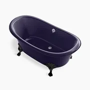 Bồn tắm đặt sàn gang tráng men 1.6m Kohler Artifacts K-21000T-DGB