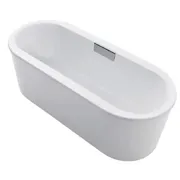 Bồn tắm đặt sàn gang tráng men 1.7m Kohler Volute K-99311T-FDGR-0