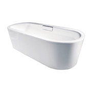 Bồn tắm đặt sàn gang tráng men 1.8m Kohler Volute K-99718T-GR-0