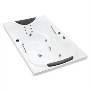 Bồn tắm đôi thủy lực massage 1.85m Kohler EVORA K-18747X-0
