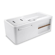 Bồn tắm thủy lực massage đặt góc bên phải 1.5m Kohler Aleutian K-99020T-0