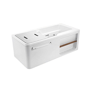 Bồn tắm thủy lực massage đặt góc bên trái 1.5m Kohler Aleutian K-99019T-0