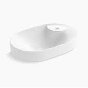 Chậu rửa bán âm bàn có lỗ gắn vòi Kohler Chalice K-31706T-1-0