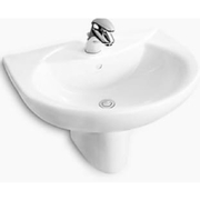 Chậu rửa treo tường 1 lỗ gắn vòi Kohler Folio K-11341X-1