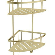 Kệ góc để đồ 2 tầng màu vàng Ecobath EC4067-2BG