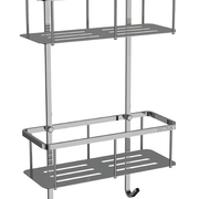 Kệ để đồ 2 tầng màu ghi Ecobath EC4068-2BU