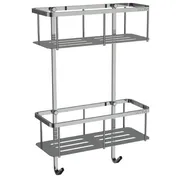 Kệ để đồ 2 tầng màu ghi Ecobath EC4068-2BU