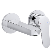 Mặt Nạ vòi Lavabo Nóng Lạnh Âm Tường Mỹ Kohler Accliv K-33066T-4-CP