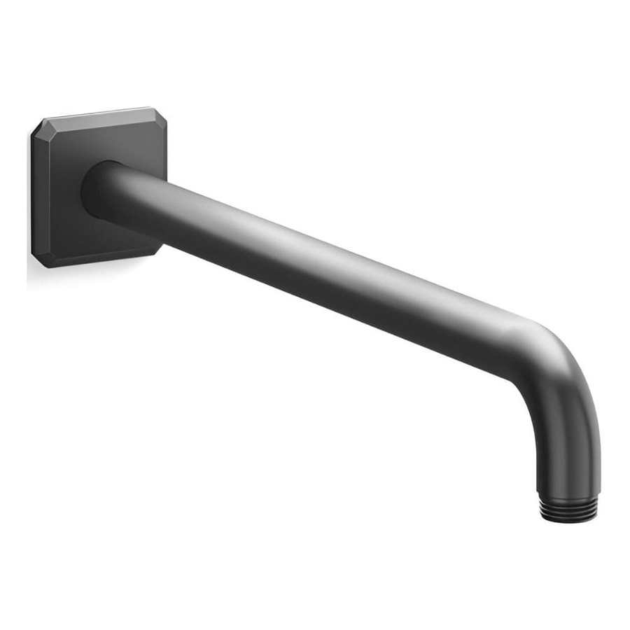 Thanh nối bát sen đế vuông gắn tường màu đen Kallista P32963-00-BGP