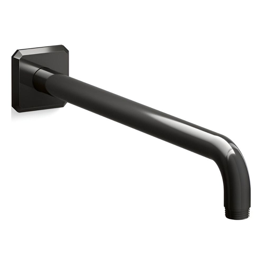 Thanh nối bát sen đế vuông gắn tường màu đen Kallista P32963-00-PGP