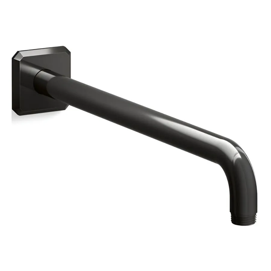 Thanh nối bát sen đế vuông gắn tường màu đen Kallista P32963-00-PGP