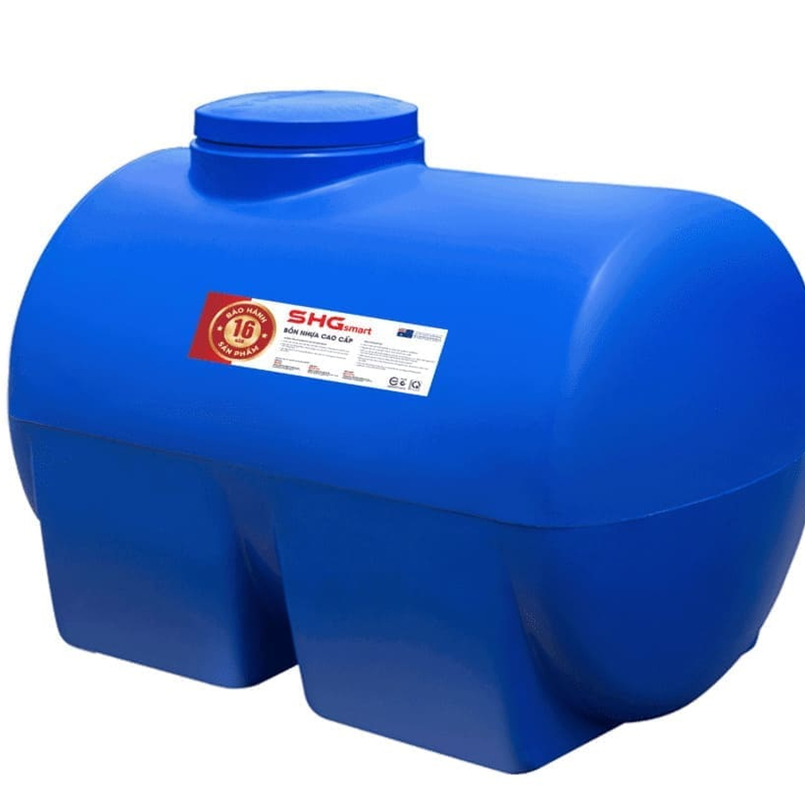 Bồn Nước Nhựa Ngang Sơn Hà Xanh SHG N700L