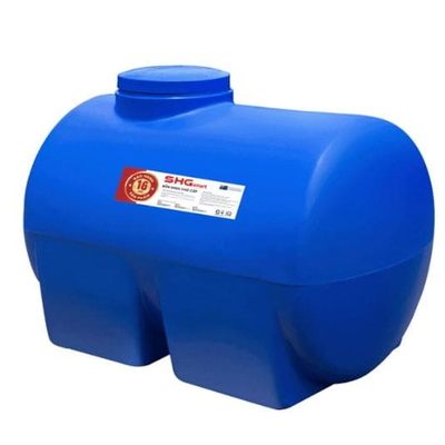 Bồn Nước Nhựa Ngang Sơn Hà Xanh SHG N500L