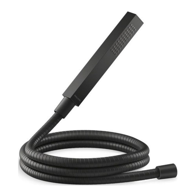 Bộ dây bát sen tắm cầm tay vuông màu đen Kallista P32965-00-BL