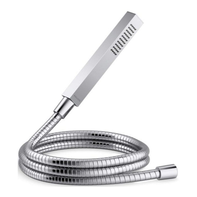 Bộ dây bát sen tắm cầm tay vuông màu chrome Kallista P32965-00-CP