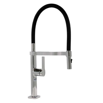 Vòi chậu rửa bát nóng lạnh dây rút Selta SS-120