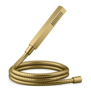 Bộ dây bát sen tắm cầm tay vuông màu đồng Kallista P32965-00-2MB