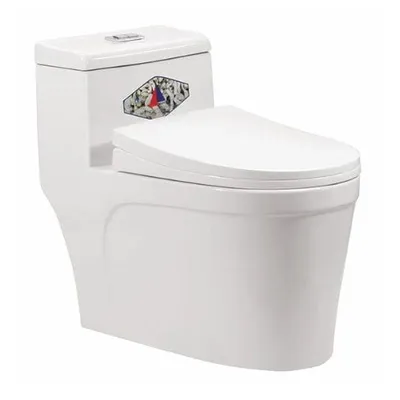 Bồn Cầu Một Khối Nắp Rơi Êm Selta BLK 94