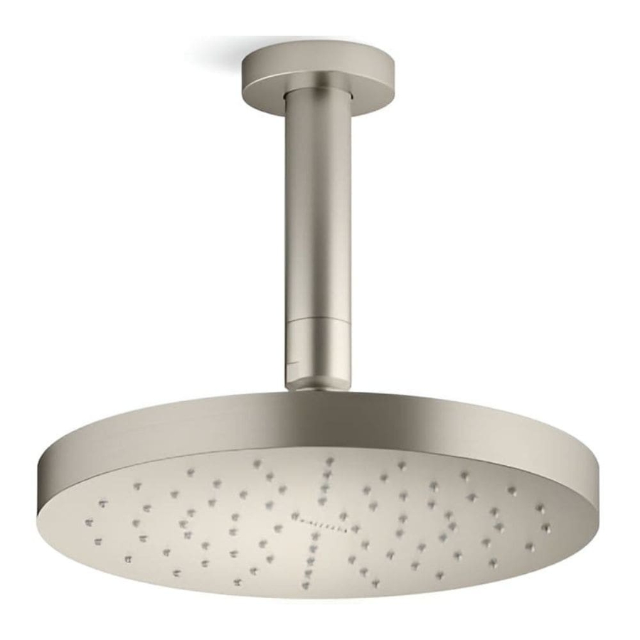 Bát sen tắm phun mưa hiện đại tròn 7" màu nickel Kallista P33297-00-BN