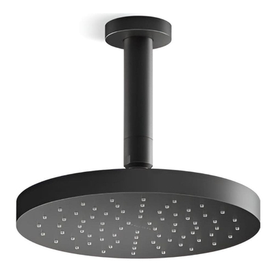 Bát sen tắm phun mưa hiện đại tròn 7" màu đen Kallista P33297-00-BL