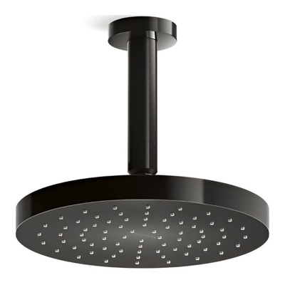 Bát sen tắm phun mưa hiện đại tròn 7" màu đen Kallista P33297-00-PGP