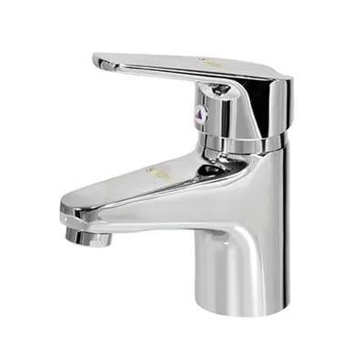 Vòi Lavabo 1 Lỗ Nóng Lạnh Thân Ngắn Selta SL-1666