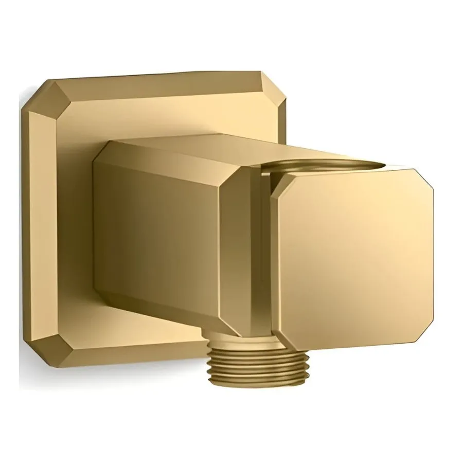Giá đỡ vuông tích hợp đầu cấp nước màu đồng Kallista P33385-00-2MB