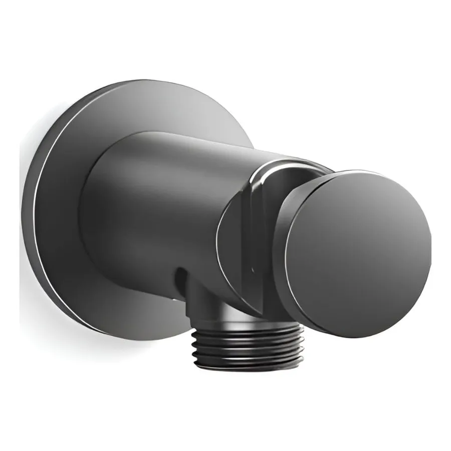 Giá đỡ tròn tích hợp đầu cấp nước màu đen Kallista P33386-00-BGP