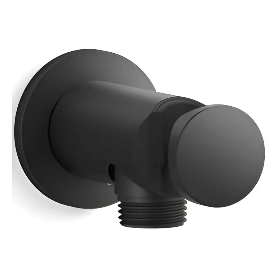 Giá đỡ tròn tích hợp đầu cấp nước màu đen Kallista P33386-00-BL